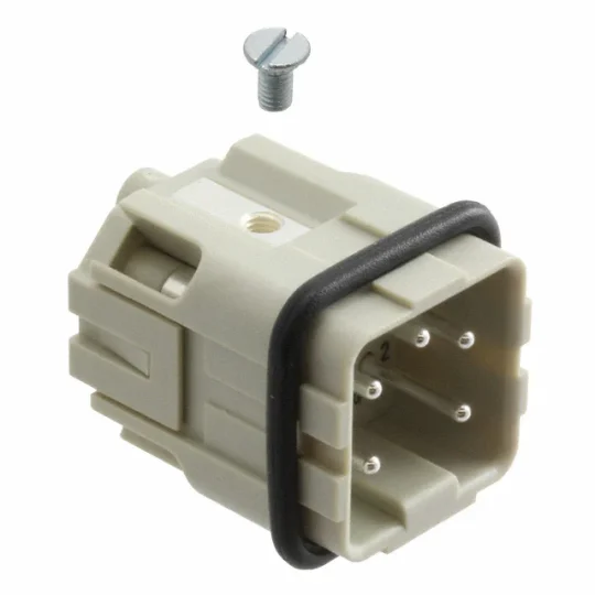 HARTING Han 4 Pin Male Insert 10A 400V industrial connector