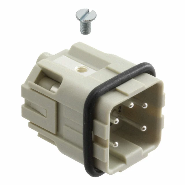 HARTING Han 4 Pin Male Insert 10A 400V industrial connector